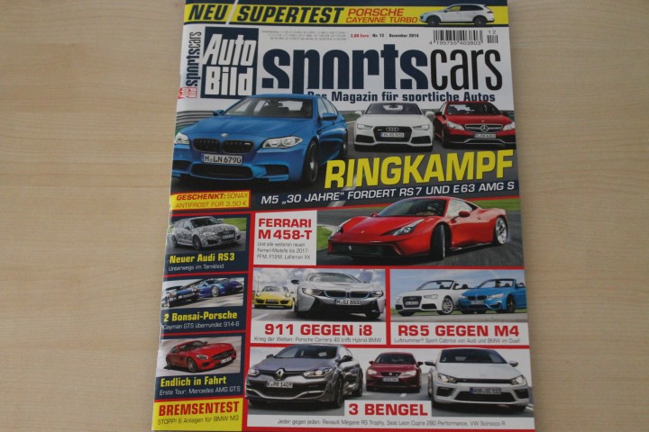 Deckblatt Auto Bild Sportscars (12/2014)